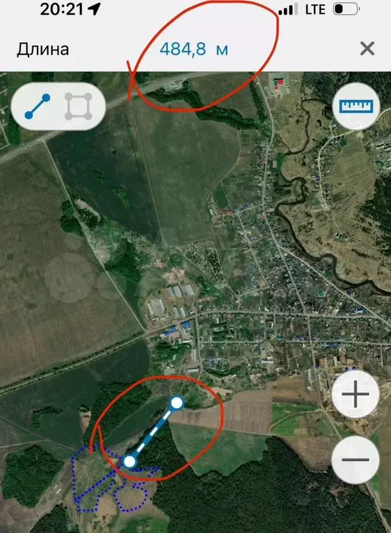 Участок 6,68 га (СНТ, ДНП) - Фото 1
