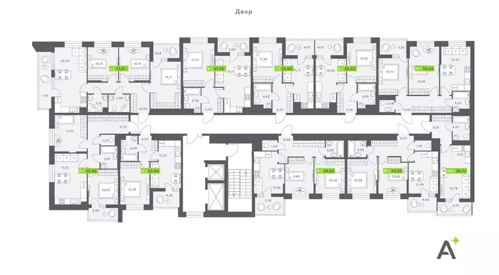 2-к кв. Ленинградская область, Всеволожский район, Заневское городское ... - Фото 2