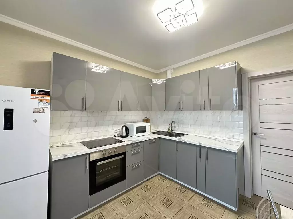 1-к. квартира, 40 м, 4/21 эт. - Фото 1