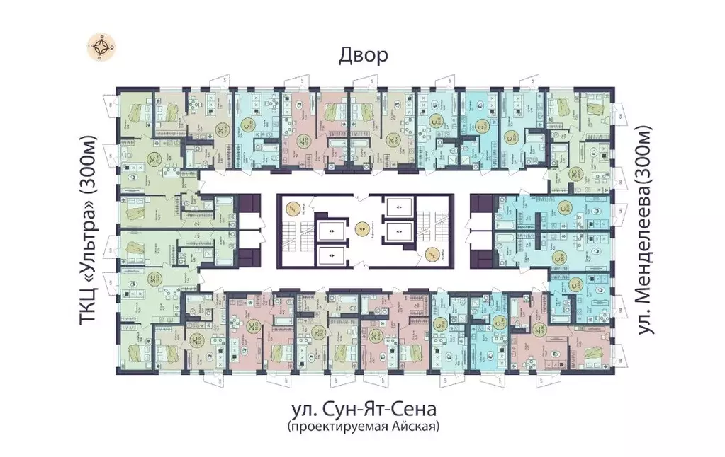 Студия Башкортостан, Уфа Кузнецовский Затон мкр,  (33.03 м) - Фото 2