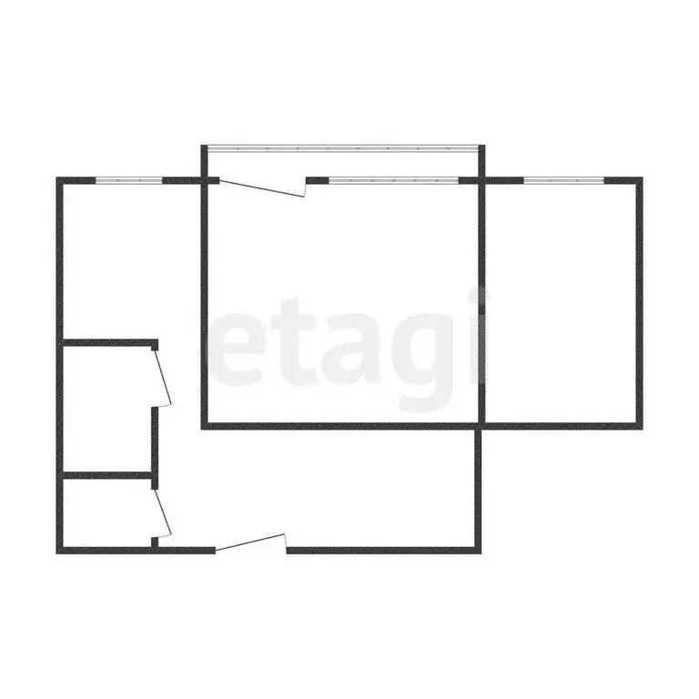 2-комнатная квартира: Нижний Тагил, улица Окунева, 38 (36 м) - Фото 1