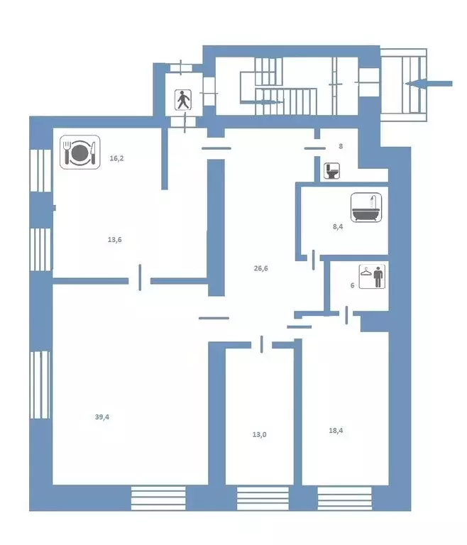 3-комнатная квартира: Екатеринбург, улица Бажова, 55 (144 м) - Фото 2