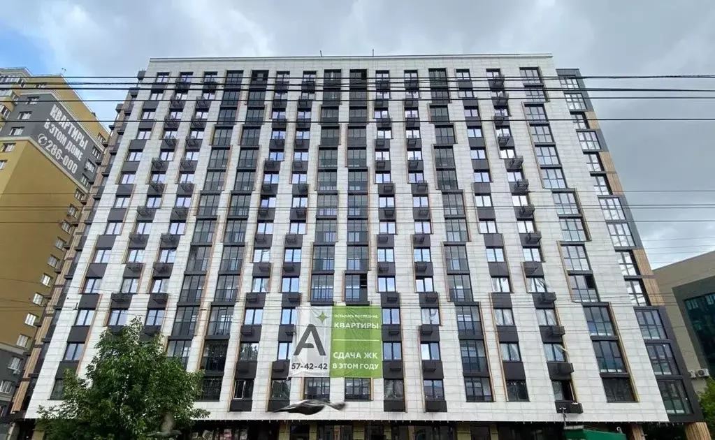 1-к. квартира, 46,7 м, 4/14 эт. - Фото 0