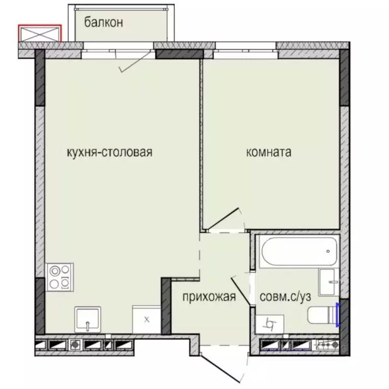 1-к кв. Удмуртия, Ижевск Культбаза жилрайон, 8-й мкр, Ежевика жилой ... - Фото 0