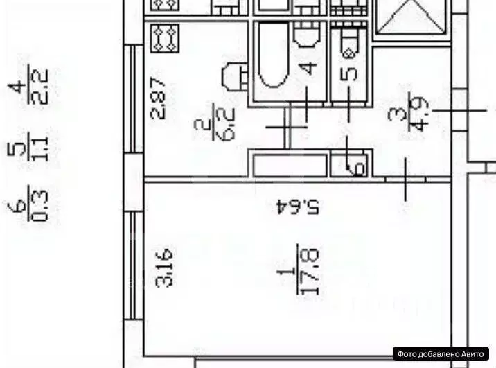 1-к кв. Санкт-Петербург ул. Демьяна Бедного, 14к3 (33.0 м) - Фото 2