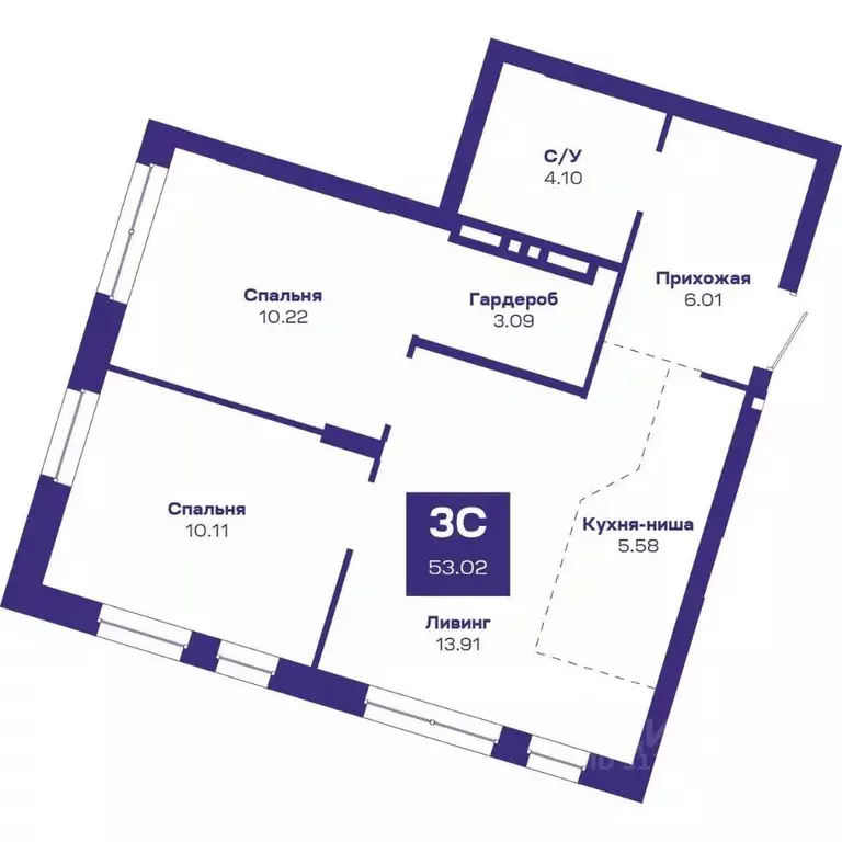 3-к кв. Новосибирская область, Новосибирский район, Краснообск рп ... - Фото 1