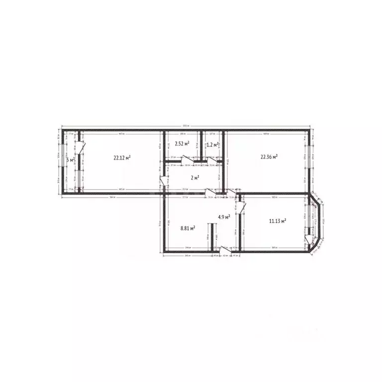 3-к кв. Дагестан, Каспийск ул. Зейнудина Батманова, 22 (91.0 м) - Фото 2