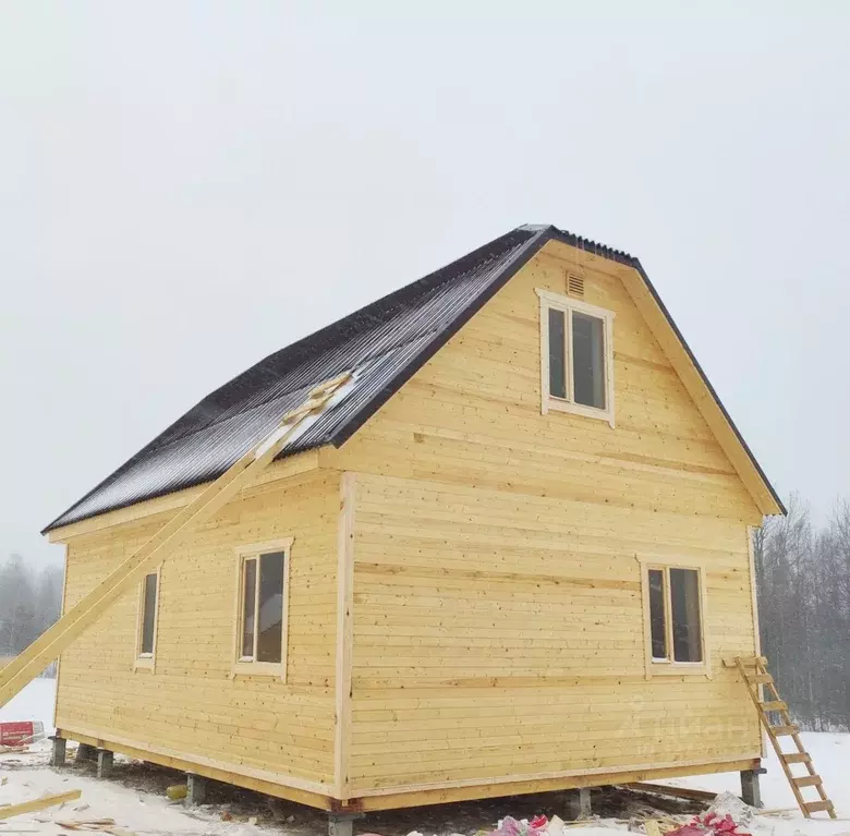 Дом в Псковская область, Струго-Красненский район, д. Сковородка  (76 ... - Фото 2