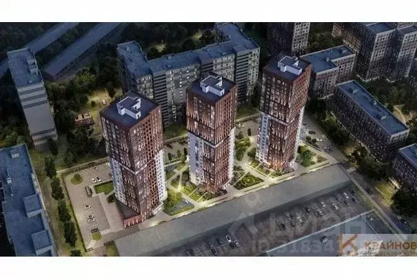 2-к кв. Воронежская область, Воронеж ул. Кривошеина, 13/14 (67.77 м) - Фото 1