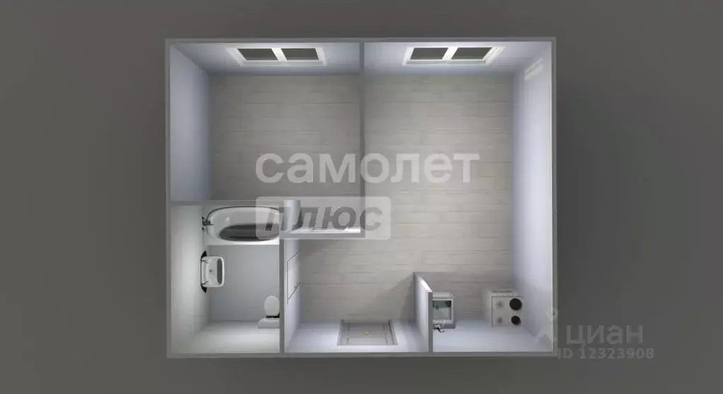 1-к кв. Московская область, Ленинский городской округ, Дрожжино пгт ... - Фото 2