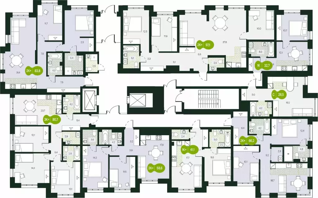 3-к кв. Забайкальский край, Чита Каштакский мкр,  (83.8 м) - Фото 2