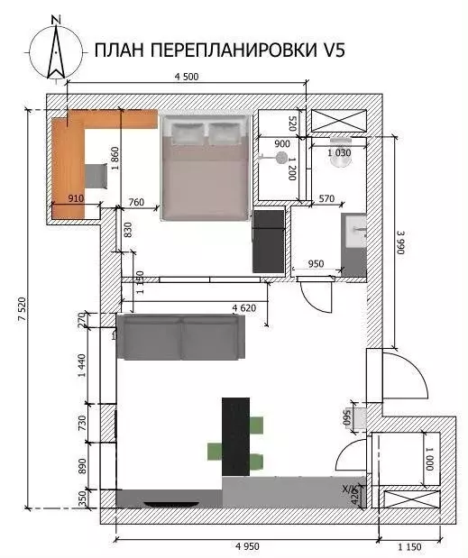 1-комнатная квартира: Москва, Выборгская улица, 9/1 (38 м) - Фото 1