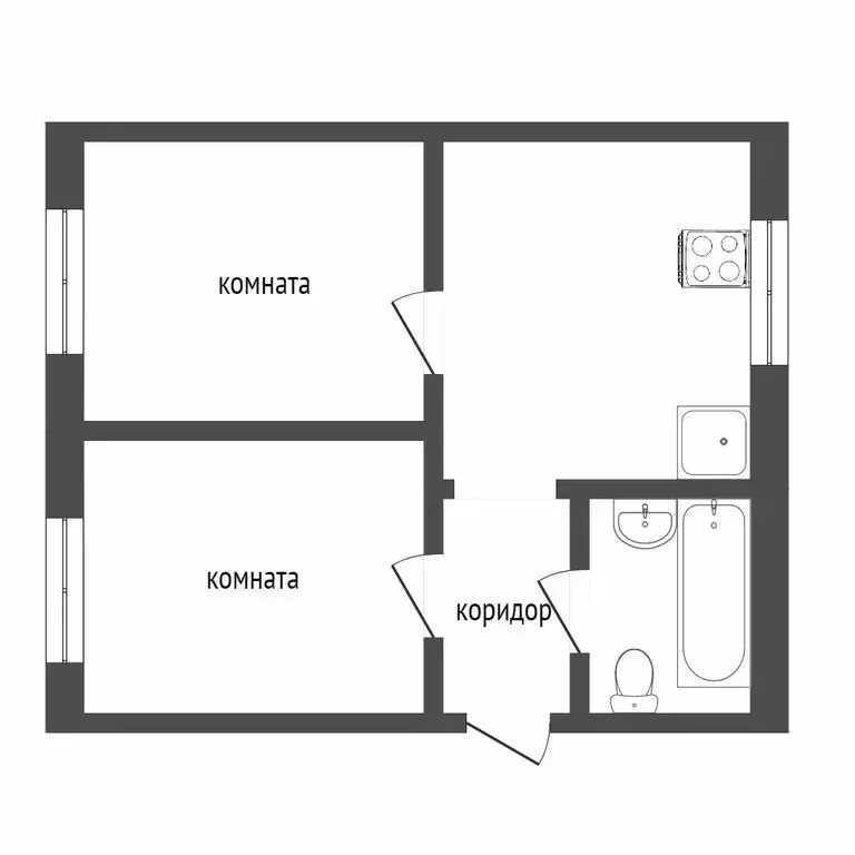 2-комнатная квартира: Сочи, Виноградная улица, 238Г (62.3 м) - Фото 0
