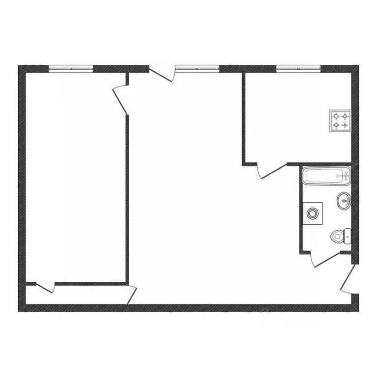 2-к кв. Смоленская область, Ярцево ул. Максима Горького, 9/16 (43.7 м) - Фото 1