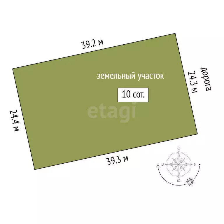 Участок в Тюменский район, село Ембаево (10 м) - Фото 0