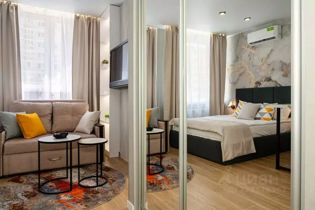 Студия Краснодарский край, Краснодар Славянский мкр, ул. Заполярная, ... - Фото 1