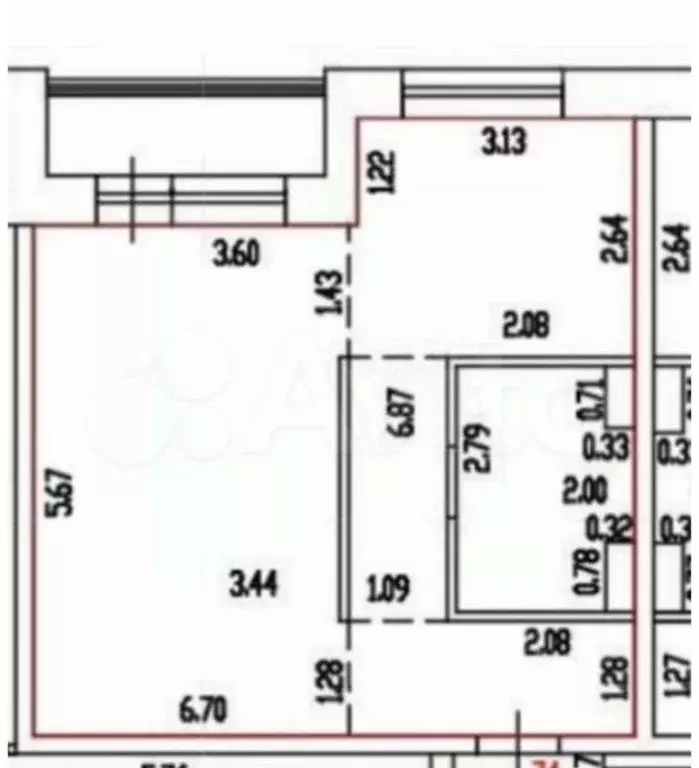 1-к кв. Алтайский край, Белокуриха ул. Соболева, 22 (40.4 м) - Фото 2