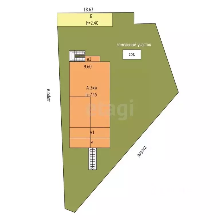 2-к кв. Крым, Евпатория ул. Хлебная, 18/8 (34.2 м) - Фото 2