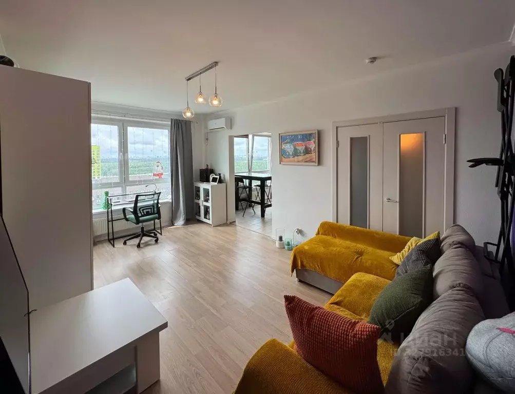 2-к кв. Москва Боровское ш., 2Ак1 (68.9 м) - Фото 1