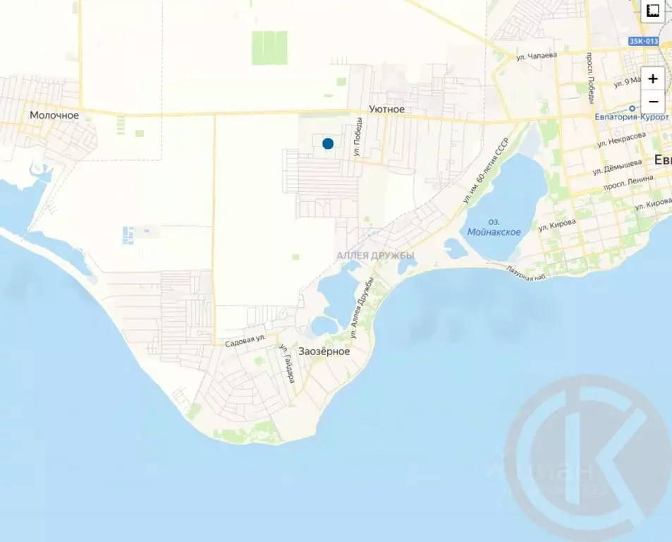 Участок в Крым, Сакский район, с. Уютное ул. Мельника (6.5 сот.) - Фото 2