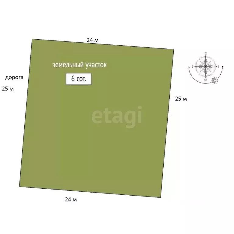 Участок в Крым, Феодосия ул. Петра Григоренко (6.0 сот.) - Фото 2