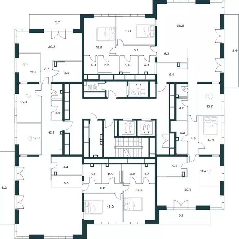 4-комнатная квартира: Москва, 2-й Донской проезд, 10 (268.4 м) - Фото 2