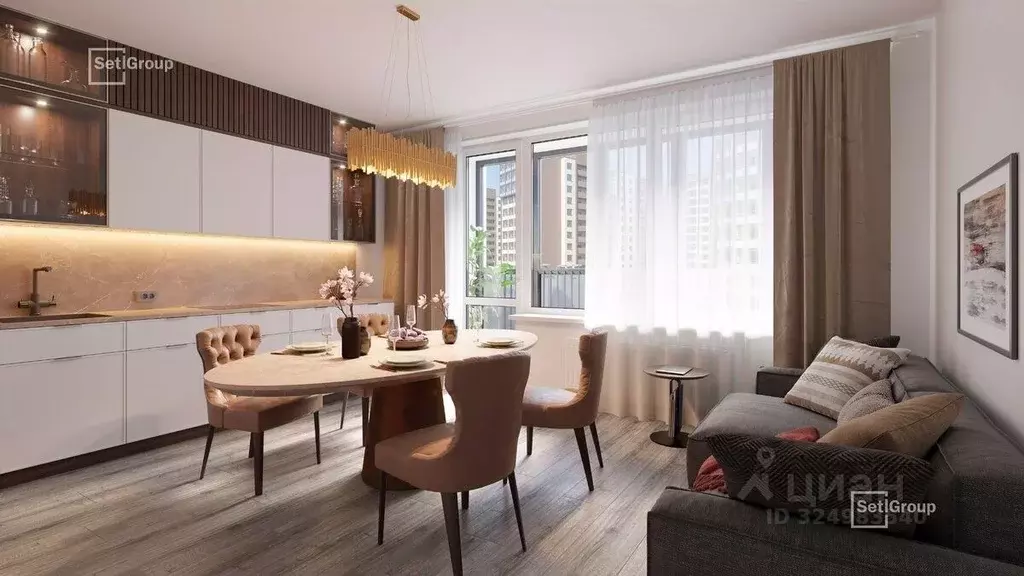 Студия Калининградская область, Светлогорск Майский проезд (23.87 м) - Фото 2