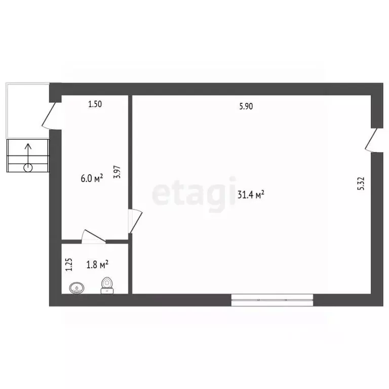 Помещение свободного назначения в Омская область, Марьяновка рп ул. ... - Фото 2