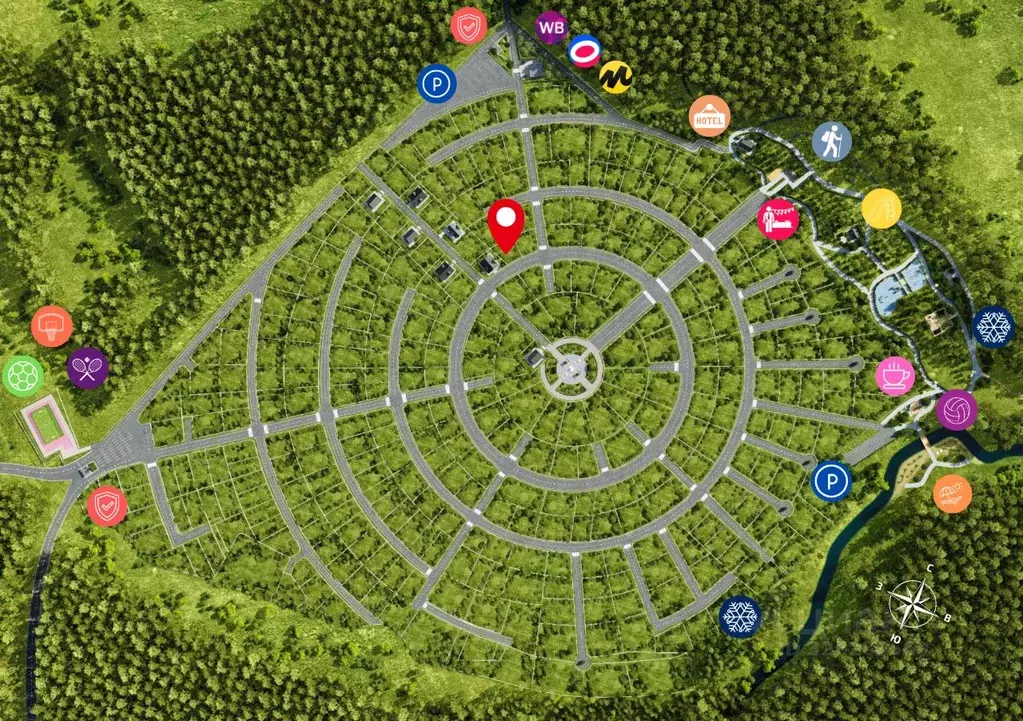 Участок в Московская область, Ступино городской округ, Кедровый парк ... - Фото 2