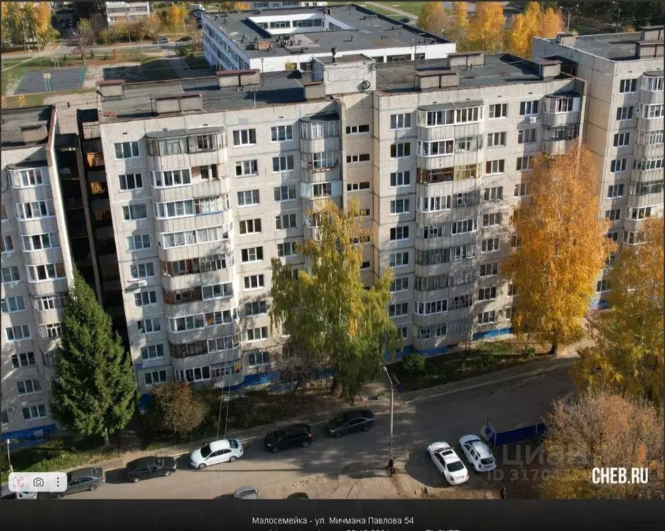 Свободной планировки кв. Чувашия, Чебоксары ул. Мичмана Павлова, 54 ... - Фото 0