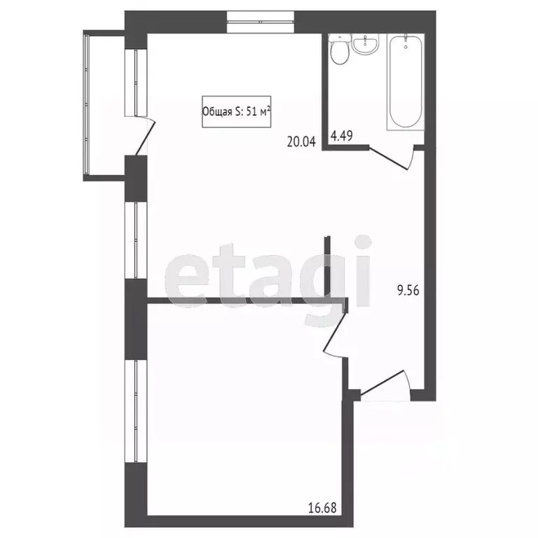 2-к кв. Алтайский край, Бийск ул. Декабристов, 2 (44.2 м) - Фото 1
