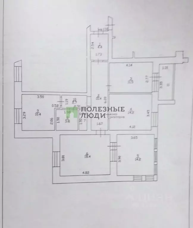 3-к кв. Татарстан, Зеленодольск ул. Королева, 14А (95.8 м) - Фото 2