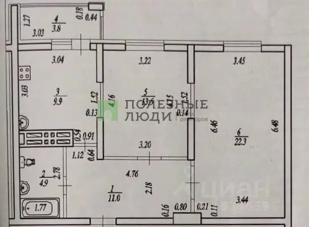 2-к кв. Башкортостан, Уфа Черниковская ул., 18 (63.6 м) - Фото 1