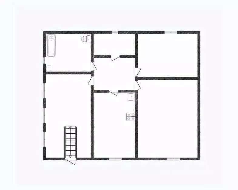 3-к кв. Костромская область, Нерехтский район, Пригородное с/пос, д. ... - Фото 2