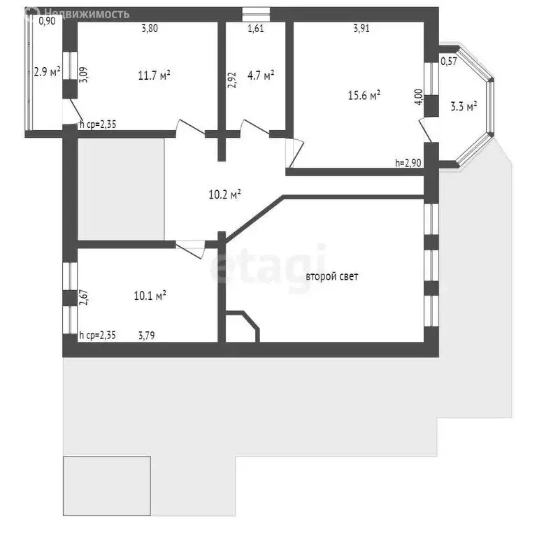 Дом в деревня Пугачи, Центральная улица (204.7 м) - Фото 1