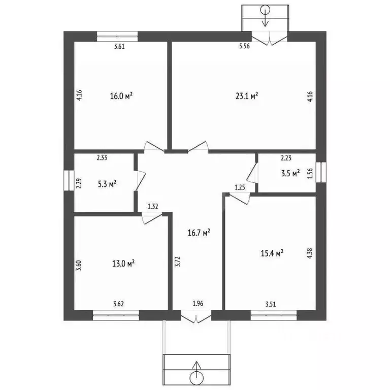 Дом в Ростовская область, Мясниковский район, с. Большие Салы ул. ... - Фото 2