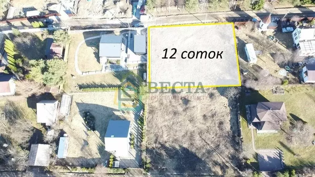 Участок в деревня Овраги, Звёздная улица (12.03 м) - Фото 2