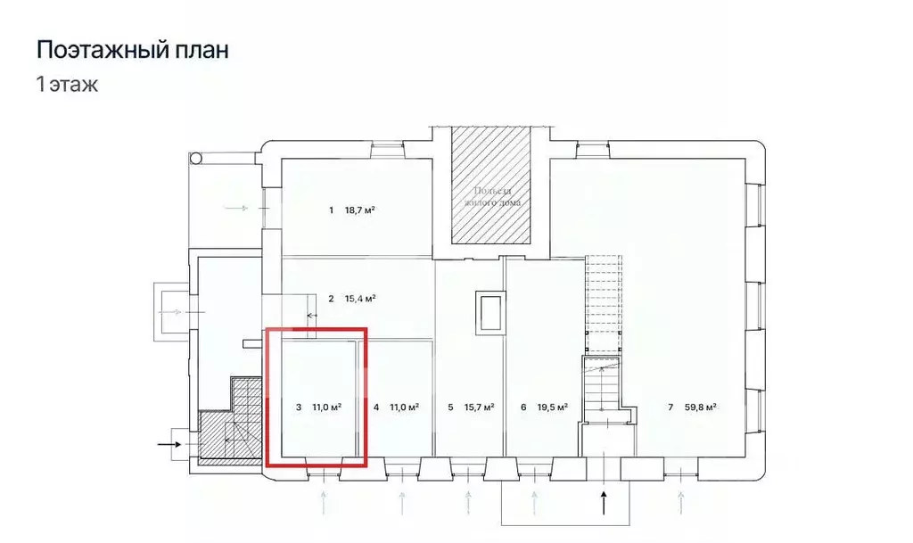 Помещение свободного назначения в Москва Бауманская ул., 33/2С3 (12 м) - Фото 2