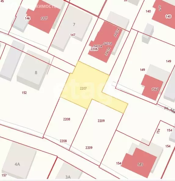 Участок в Казань, улица Абдуллы Алиша (5 м) - Фото 1