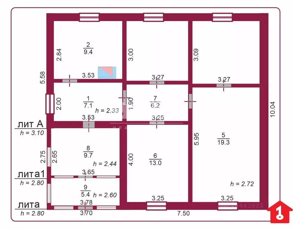 Дом в Омская область, Азовский Немецкий Национальный район, с. ... - Фото 2
