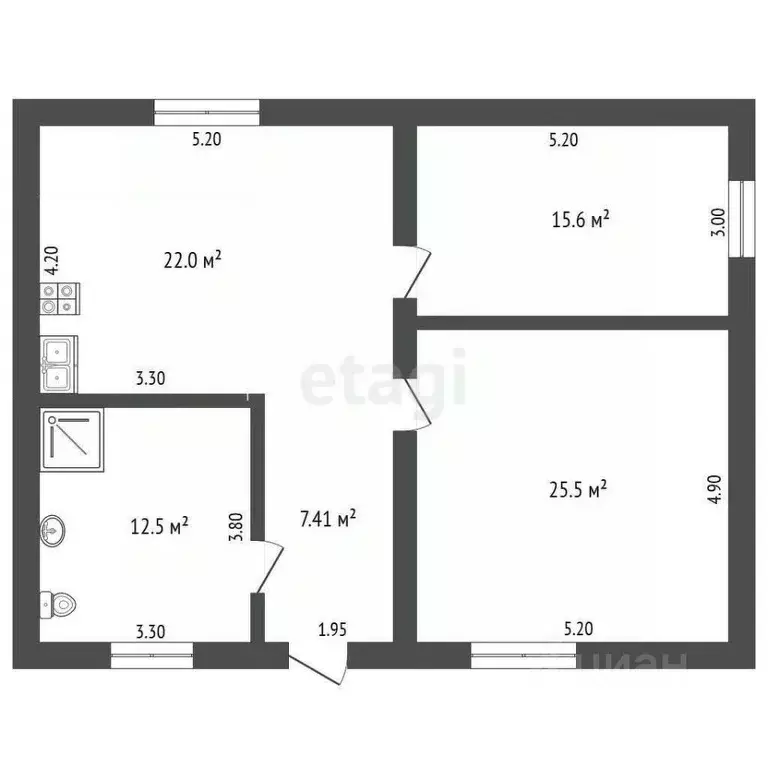 Дом в Тюменская область, Тюменский муниципальный округ, с. Перевалово ... - Фото 2