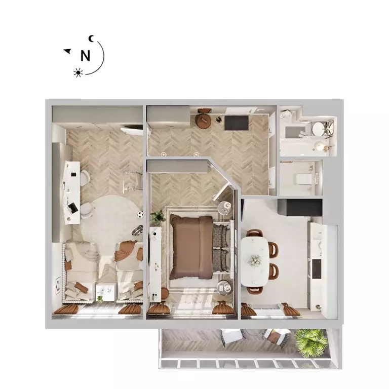 2-к кв. Бурятия, Улан-Удэ Энергетик мкр, 42А (62.5 м) - Фото 1