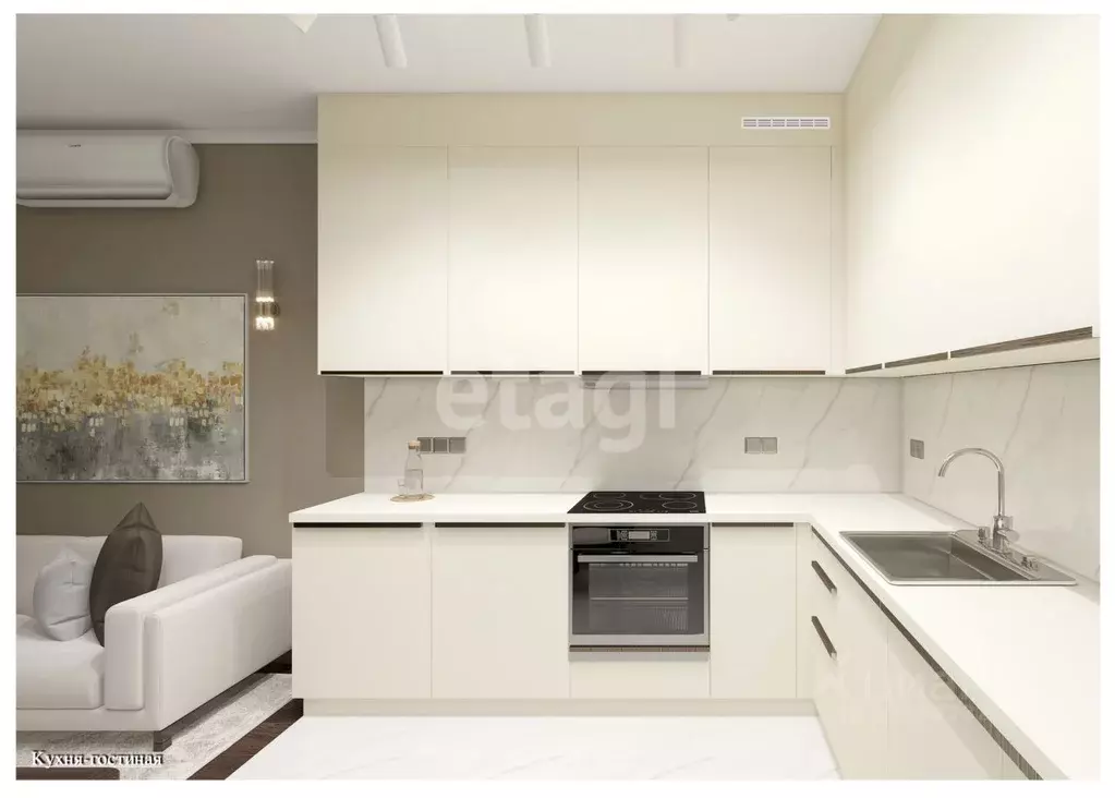 1-к кв. Калужская область, Калуга Эталон жилой комплекс (44.1 м) - Фото 2