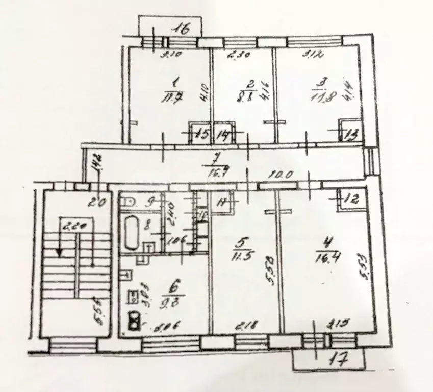 5-к кв. Московская область, Жуковский ул. Гагарина, 5 (95.2 м) - Фото 2