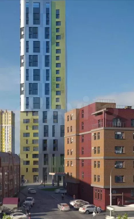 2-к. квартира, 45,8 м, 14/25 эт. - Фото 1