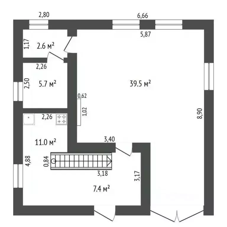 Дом в Амурская область, Благовещенск Зейская ул., 326 (125 м) - Фото 1