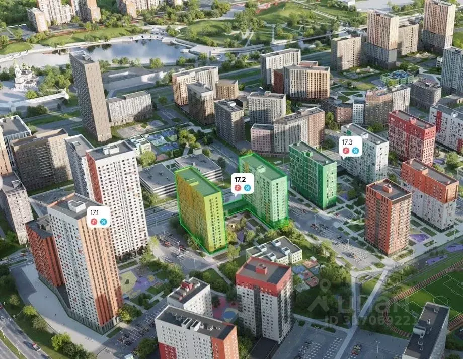 3-к кв. Свердловская область, Екатеринбург ул. Академика Ландау, 41 ... - Фото 1