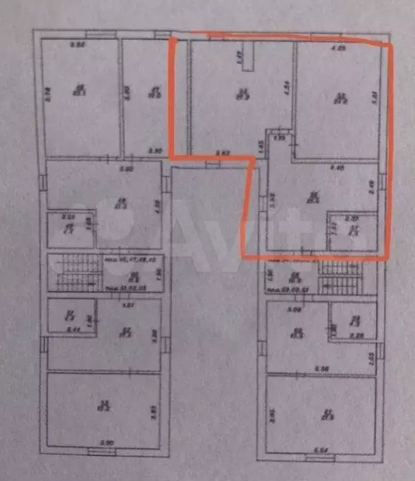 2-к. квартира, 78 м, 3/3 эт. - Фото 0