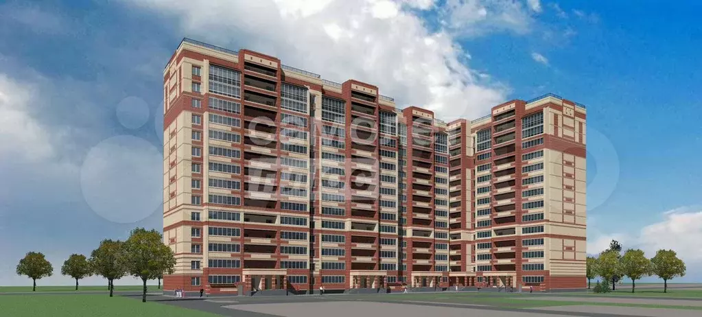 2-к. квартира, 67,4 м, 11/14 эт. - Фото 1