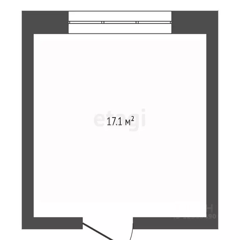 Студия Воронежская область, Воронеж Солнечная ул., 2 (17.0 м) - Фото 2